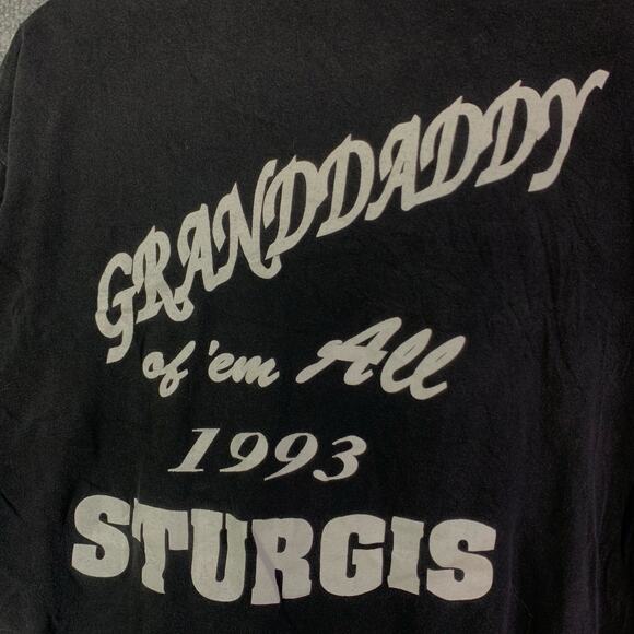 Vintage Sturgis 1993 53Th Annual Bike Rally Mens Graphic T Shirt Single Stitch L - Picture 8 of 9
